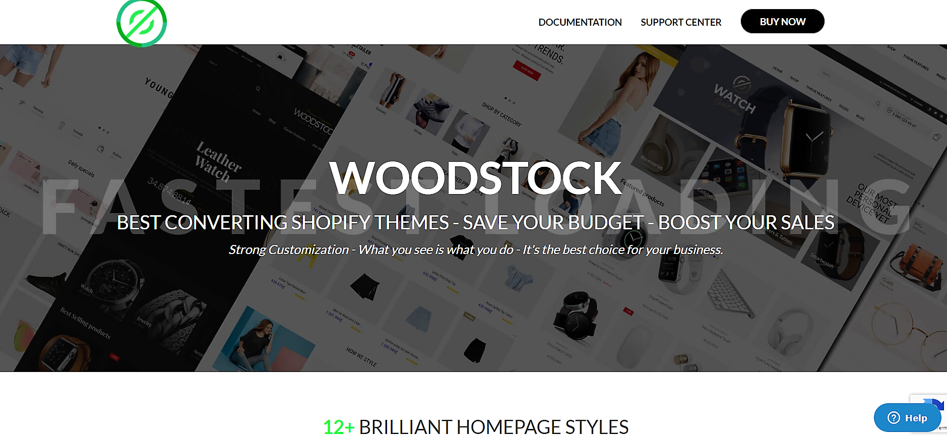 Shopify Theme- Woodstock